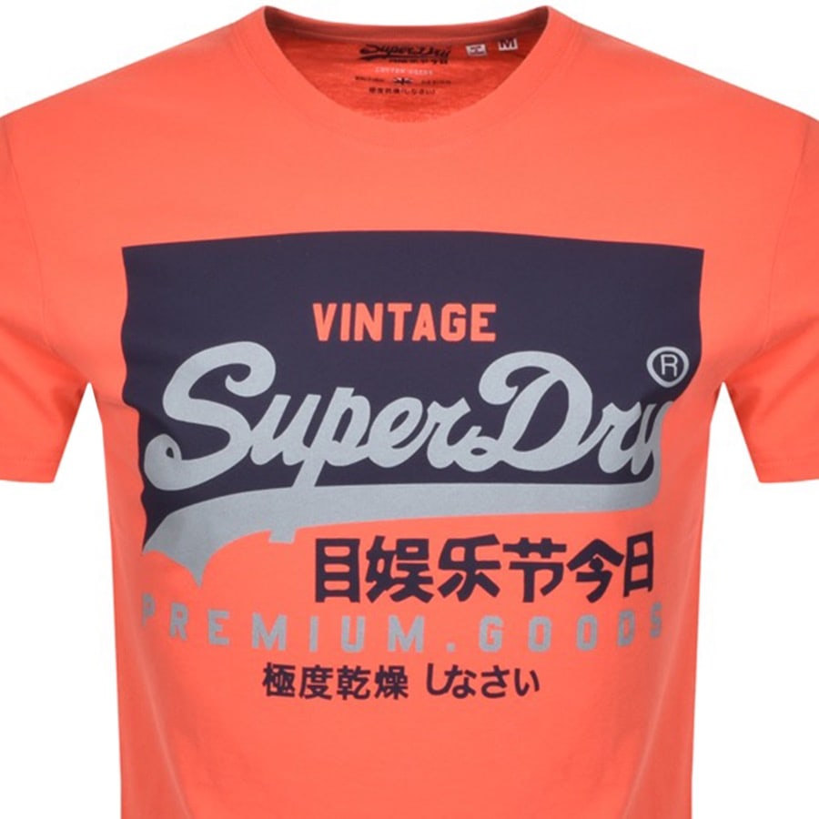 Alternative Image for ProductSuperdry Vintage Logo T Shirt Orange2